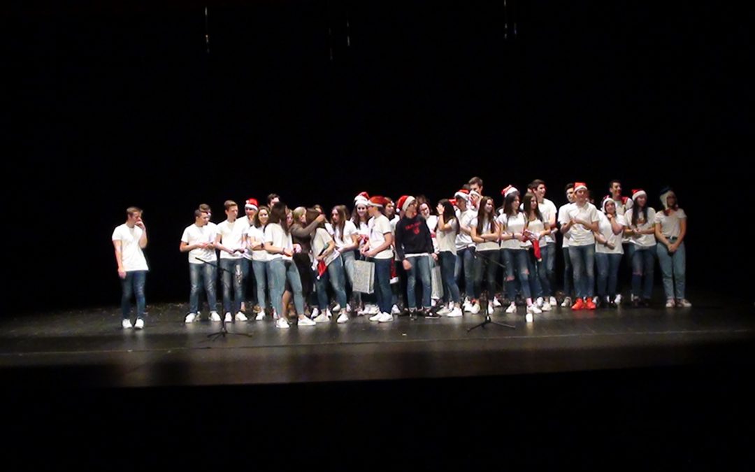 Festival de Navidad 2017 en el auditorio Gustavo Freire, por Jorge Huéscar  1º ESO