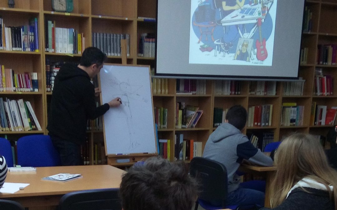 “Non é necesario ser un gran debuxante para ser un bo autor de cómic” por Ariadna del Pont, Mario González e Carlos González (4º ESO)